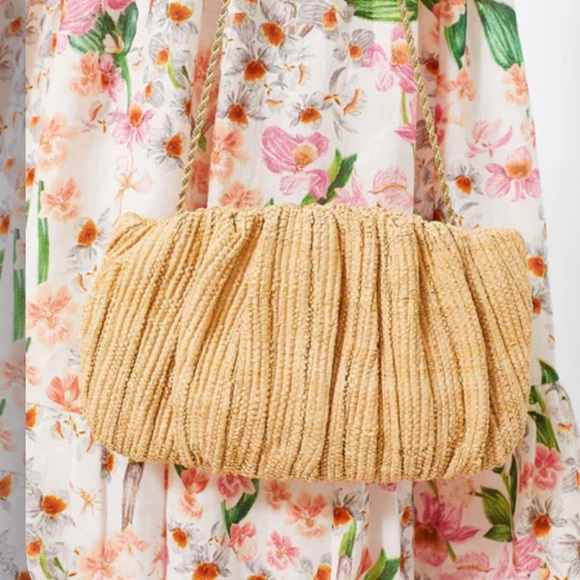 NEW Loeffler Randall x Tuckernuck Britt Clutch.Natural. NWT. - Picture 4 of 6